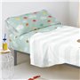 Drap housse HappyFriday HAPPYNOIS Multicouleur 105 x 200 x 32 cm