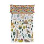 Jeu de draps HappyFriday Moshi Moshi Harvestwood Multicouleur Lit 1 persone 2 Pièces