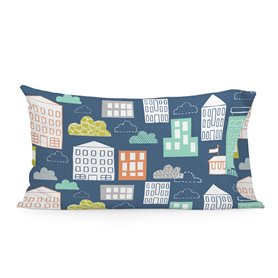 Taie d'oreiller HappyFriday Moshi Moshi Holidays Multicouleur 50 x 75 cm