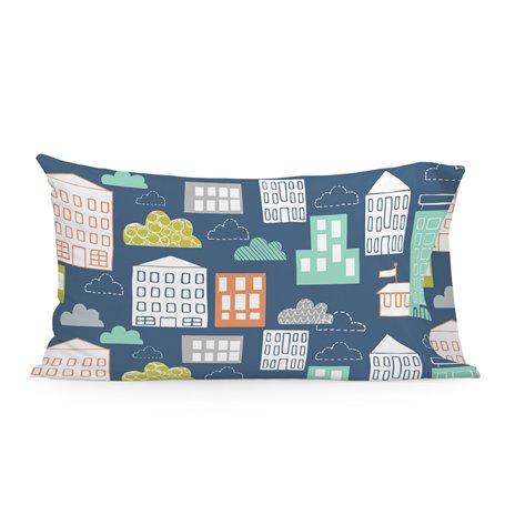 Taie d'oreiller HappyFriday Moshi Moshi Holidays Multicouleur 50 x 75 cm