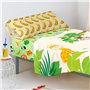 Drap housse HappyFriday MR FOX Multicouleur 105 x 200 x 32 cm