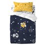 Parure de couette HappyFriday Mr Fox Starspace  Multicouleur Lit de bébé 2 Pièces