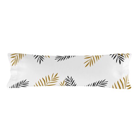 Taie d'oreiller HappyFriday Blanc Foliage Multicouleur 45 x 125 cm