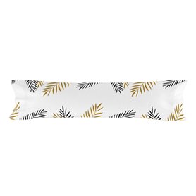 Taie d'oreiller HappyFriday Blanc Foliage Multicouleur 45 x 155 cm