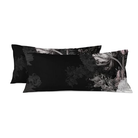 Taie d'oreiller HappyFriday Onyx Multicouleur 45 x 110 cm (2 Unités)