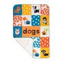 Couverture HappyFriday Mr Fox Dogs Multicouleur Microfibre 110 x 140 cm (Chien)