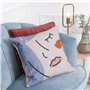 Housse de coussin HappyFriday HF Living Silhouette Multicouleur 50 x 50 cm