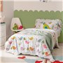 Parure de couette HappyFriday Mr Fox Little birds Multicouleur Lit 1 persone 2 Pièces