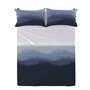 Drap HappyFriday Blanc Nightfall Multicouleur 210 x 270 cm