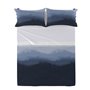 Drap HappyFriday Blanc Nightfall Multicouleur 260 x 270 cm