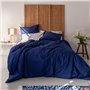 Housse de Couette HappyFriday BASIC Blue marine 220 x 220 cm