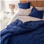 Housse de Couette HappyFriday BASIC Blue marine 220 x 220 cm