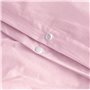 Housse de Couette HappyFriday BASIC Rose clair 260 x 220 cm