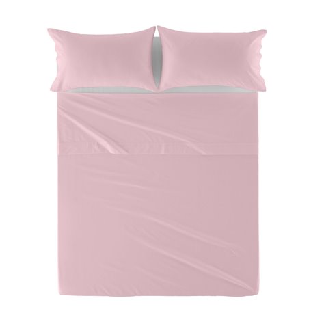 Drap HappyFriday Basic Rose clair 160 x 270 cm