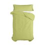 Parure de couette HappyFriday Basic Kids Vert Lit 1 persone 2 Pièces