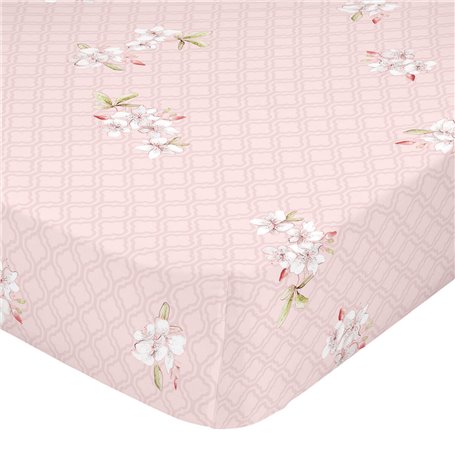 Drap housse HappyFriday Chinoiserie Multicouleur 140 x 200 x 32 cm