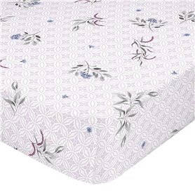 Drap housse HappyFriday Delicate Multicouleur 140 x 200 x 32 cm