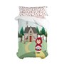 Parure de couette HappyFriday Mr Fox Red riding hood  Multicouleur Lit 1 persone 2 Pièces