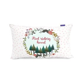 Housse de coussin HappyFriday Mr Fox Red Riding Hood Multicouleur 50 x 30 cm