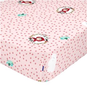 Drap housse HappyFriday MR FOX Multicouleur 105 x 200 x 32 cm