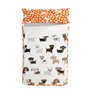 Housse de couette non rembourrée HappyFriday Mr Fox Dogs Multicouleur 105 x 200 cm