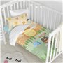 Parure de couette HappyFriday Happynois Camping Multicouleur Lit de bébé 2 Pièces