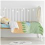 Parure de couette HappyFriday Happynois Camping Multicouleur Lit de bébé 2 Pièces