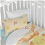 Parure de couette HappyFriday Happynois Camping Multicouleur Lit de bébé 2 Pièces