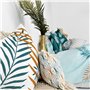 Housse de Couette HappyFriday Blanc Foliage Mint Multicouleur 220 x 220 cm