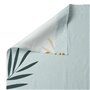 Drap HappyFriday Blanc Foliage Mint Multicouleur 180 x 270 cm