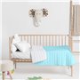 Couvre-lit HappyFriday Basic Kids Dash Bleu 100 x 130 cm