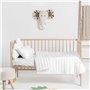 Couvre-lit HappyFriday Basic Kids Dash Blanc 100 x 130 cm