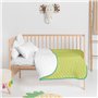 Couvre-lit HappyFriday Basic Kids Arista Vert 100 x 130 cm