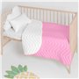 Couvre-lit HappyFriday Basic Kids Arista Rose 100 x 130 cm