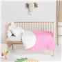 Couvre-lit HappyFriday Basic Kids Arista Rose 100 x 130 cm