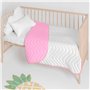 Couvre-lit HappyFriday Basic Kids Arista Rose 100 x 130 cm