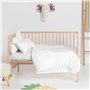 Couvre-lit HappyFriday Basic Kids Arista Blanc 100 x 130 cm