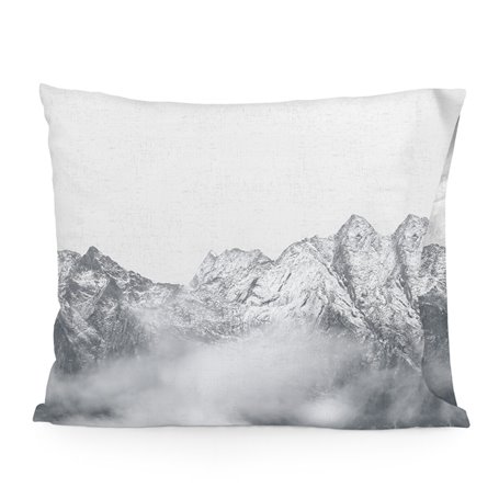 Taie d'oreiller HappyFriday Blanc Alaska Multicouleur 60 x 70 cm