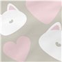 Taie d'oreiller HappyFriday Happynois Kitty Multicouleur 60 x 70 cm