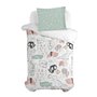 Taie d'oreiller HappyFriday Moshi Moshi Best Buddies Multicouleur 60 x 70 cm