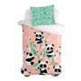 Taie d'oreiller HappyFriday Moshi Moshi Panda Garden Multicouleur 60 x 70 cm