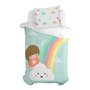 Taie d'oreiller HappyFriday Happynois Rainbow Multicouleur 60 x 70 cm