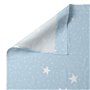 Jeu de draps HappyFriday Basic Kids Little star Bleu Lit de bébé 2 Pièces