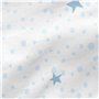 Drap housse HappyFriday BASIC KIDS Bleu 105 x 200 x 32 cm