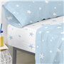 Drap housse HappyFriday BASIC KIDS Bleu 90 x 200 x 32 cm