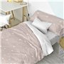 Parure de couette HappyFriday Basic Kids Rose Lit 1 persone 2 Pièces