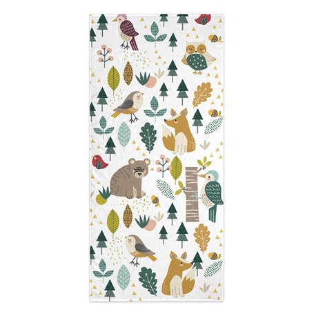 Serviette de toilette HappyFriday Moshi Moshi Harvestwood Multicouleur 70 x 150 cm