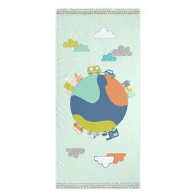 Serviette de toilette HappyFriday Moshi Moshi Holidays Multicouleur 70 x 150 cm