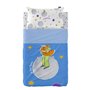 Jeu de draps HappyFriday Le Petit Prince Accolade Multicouleur Lit de bébé 2 Pièces