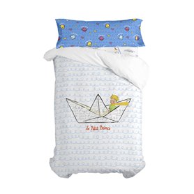 Parure de couette HappyFriday Le Petit Prince Navire Multicouleur Lit 1 persone 2 Pièces